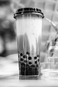 Caramel biscoff bubble tea