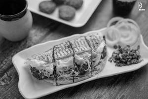 Grilled Falafel Kulcha Sandwich