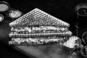 Jain Veg Cheese Corn Grill Sandwich