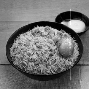 Double egg manchurian fried rice