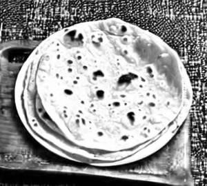Plain tawa chapati