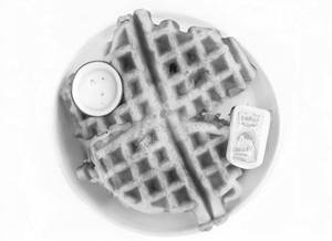 Belgium Waffle Sandwich Brunch