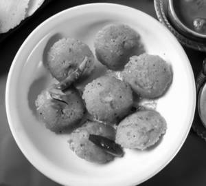 Fry idli sambar