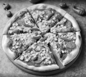Special corn pizza