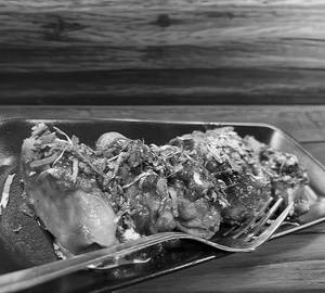 Chicken pan fried momo
