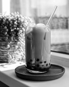 Blue ocean bubble tea
