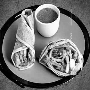 Chicken Boti Double Egg Roll