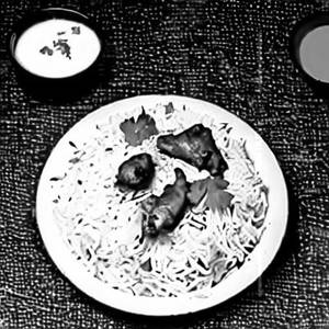 Chicken Seekh Cream White Biryani 