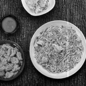 Combination Schezwan Rice & Noodles Chicken