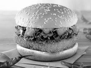 Schezwan Cheese Burger 