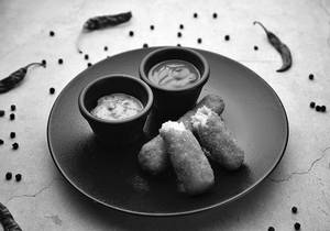 Bhetki Fish Finger [2 Pcs] With Salad