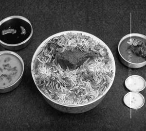 Mutton Biriyani 1/2kg (4 Persons)