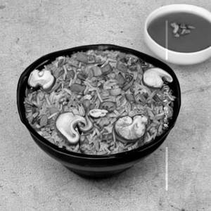 Mushroom Fried Rice                  