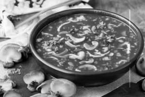Mushroom Manchow Soup