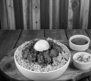 Ghee Roast  Chicken Biryani (Serves 2) 15 Pieces + 1 Water Bottle 500 Ml + 1 Paper Plate.