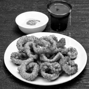 Crispy calamari rings 