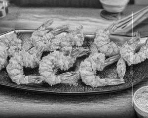 Golden Fried Prawns