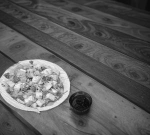 Paneer Samosa Chat