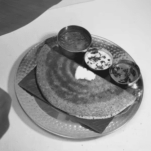 Barbeque Masala Dosa