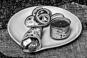 Paneer Manchurian Roll