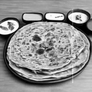 King Size Aloo Cheese Garlic Paneer Mushroom Paratha