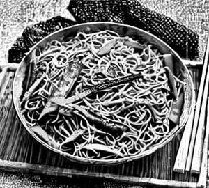 Pan fried noodles veg
