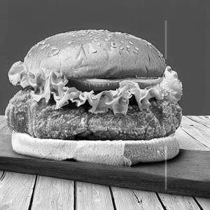Classic chicken burger