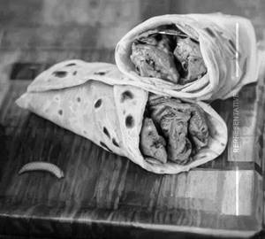 Chicken tikka roll