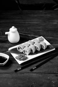 Asparagus Tempura Sushi