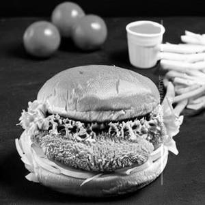 Student chicken burger