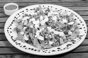 Chicken Salad With Feta Cheese, Caramelised Balsamic Glaze,  House Vinaigrette