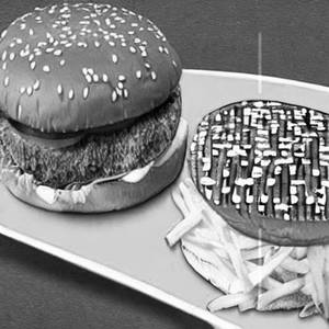 Spicy paneer veg special burger