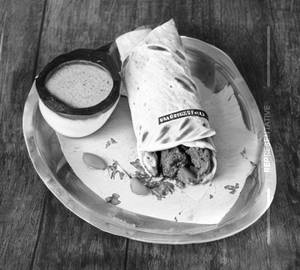Veg Mutton Tikka Roll