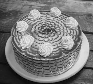 Blueberry pastry cake