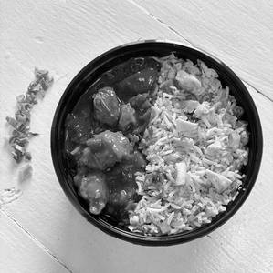 Chicken Manchurian With Chicken Fried Rice Bowl
