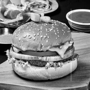 Cheese Explosion Burger
