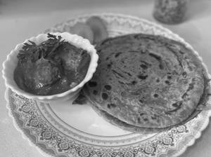 Lachha Paratha (whole wheat)