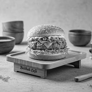 Chowmein Tikki Burger