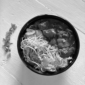 Chilli Chicken With Chicken Noodles Bowl