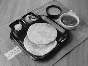3 Thattu Dosa + Sambar + Chutney