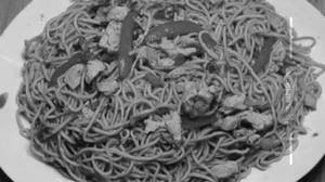 Double egg chicken noodles