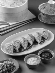 Veg Fried Schezwan Momo