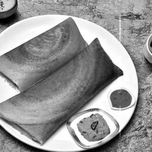 Schezwan Butter Cheese Samosa Dosa