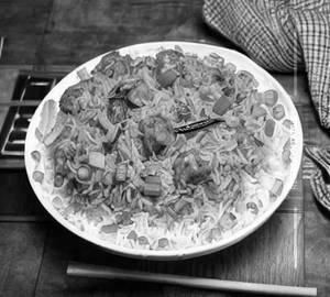 Chicken Manchurian Fried Rice 