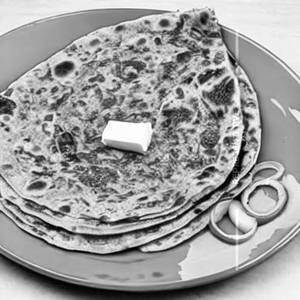 Methi Paratha(tandoor)