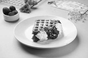 Strawberry Cream Cheese Waffle