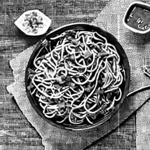 Mushroom Triple Noodles
