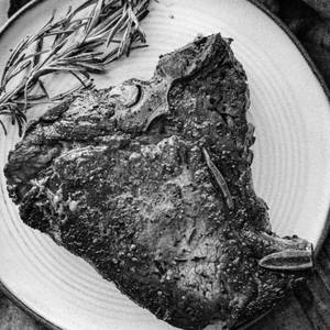 Ghee-roasted T- Bone Steak