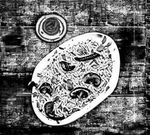 Mushroom Schezwan Rice