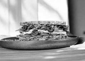 Sauteed Mushroom Egg Sandwich